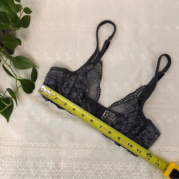 Charcoal Gray Lace Underwire Bra by Eberjey - Picture 2 of 6